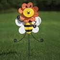 Unique Springtime Garden, Flowerbox Decoration. Indoor/ Outdoor Use. Bright Spring Colors.