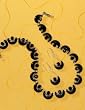 Onyx Necklace and Earrings Set
