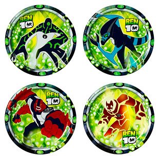 51zAN hTmNL Party Supplies   Ben 10 7 Dessert Plates (8)