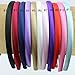 HABIBEE 21pcs Plastic Satin Headbands for Baby Girls Toddlers Kids Hair Hoops