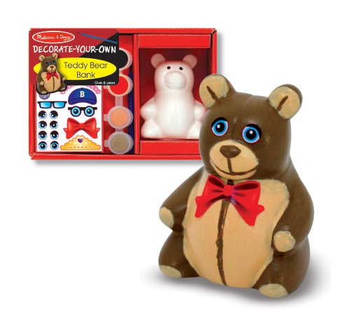 Melissa & Doug Teddy Bear Bank - DYO
