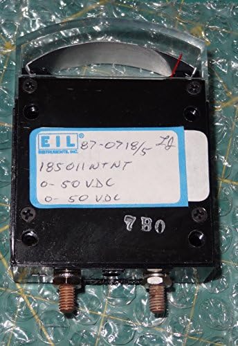 GE EIL Yokogawa 0-50 VDC Type 185 Edgewise Panel Meter