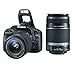 Canon EOS Rebel SL1 18.0 MP CMOS Digital SLR with 18-55mm EF-S IS STM Lens + Canon EF-S 55-250mm f/4.0-5.6 IS II Telephoto Zoom Lens