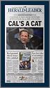 Kentucky Wildcats - Cal is a Cat - Coach John Calipari - Plaque Mounted & Laminated Newspaper