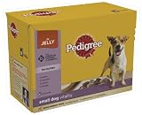Pedigree Small Dog Favourites Selection in Jelly 8 x 150 g (Pack of 4, Total 32 Pouches)
