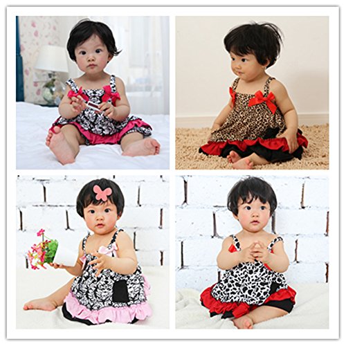 ANDI ROSE Baby Girls Toddlers Newborn Infant Cotton Lovely Dress|Baby Bloomer(2PCS)