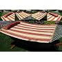 New Quilted Fabric Double Spreader Bar ButtonPillow Hammock