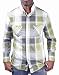 ENGLISH LAUNDRY Royal Society Plaid Mens Dress Shirt Black Size L