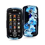 SAMSUNG SOLSTICE 2 A817 2D BLUE FLOWER CASE