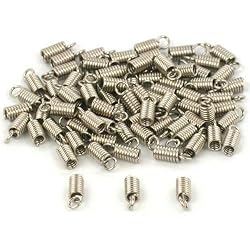 75 Leather Cord Ends Caps Necklace Clasp Jewelry Parts