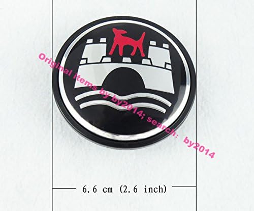 4 x Wolfsburg for PASSAT MK5 GOLF 66mm Wheel Center Caps Hub Cover emblem Bedge