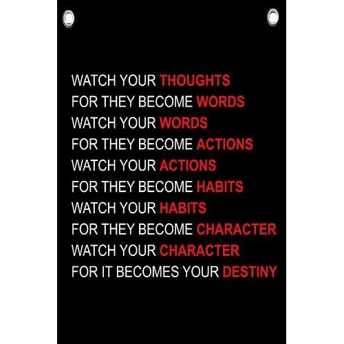 Watch Your Thoughts Motivational Quotes Wall Quotes