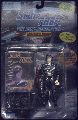 4.5 Captain Jean-Luc Picard As Locutus, Jean-Luc Picard Transformed Into a Borg - New Special Edition with Metallic Armor! - Star Trek: The Next Generation Holodeck Series
