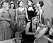 NORMA SHEARER AS MRS. STEPHEN HAINES, JOAN CRAWFORD AS CRYSTAL ALLEN, ROSALIND RUSSELL AS MRS. HOWARD FOWLER, MARY BOLAND AS THE COUNTESS DELAVE, PAULETTE GODDARD AS MIRIAM AARONS FROM THE WOMEN #1 - BLACK & WHITE Movie Photo- LARGE wall POSTER Size Print - SIZE 25x20