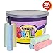 ArtCreativity Jumbo Sidewalk Chalk Set for Kids - 36 Colorful Chalk Pieces in a Storage Bucket - Portable, Dust Free and Washable - for Driveway, Pavement, Outdoors - Great Arts and Crafts Gift