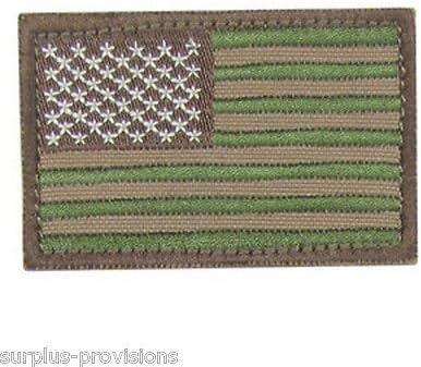 Condor - American Flag Patch - 2" x 3"inch Multicam with Velcro Back