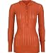 Apparel : FULL TILT Henley Womens Hoodie Sweater - Orange