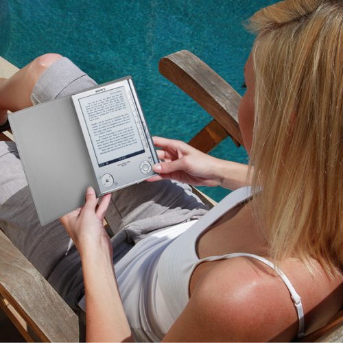 Sony Digital eReader Bundle - PRS-505 with AC Adapter & Black Cover