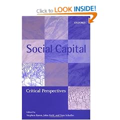 Social Capital: Critical Perspectives