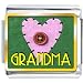 Golden Italian Charm Bracelet Plated Grandparent Theme Grandma Photo