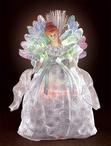 Fiber Optic Celtic Spiral Angel Tree or Table Topper