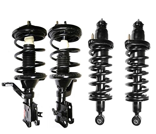 DTA 70112A Full Set 4 Complete Strut Assemblies With Springs and Mounts Ready to Install OE Replacement 4-pc Set, 2001-2002 Honda Civic (Except: Si Hatchback)