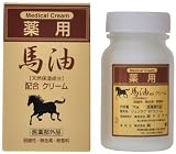 ジュンラブBYクリーム 薬用馬油クリーム 70g (茶色・D47*W47*H85)の画像