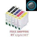 Epson Compatible Cartridge ink # 77 T07 5 pack 2 Black 1 Cyan 1 Magenta 1 yellow