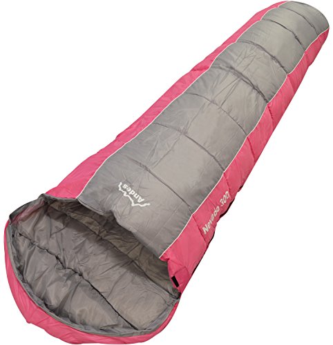 Andes Nevado 300 2-3 Season Camping Mummy Sleeping Bag Pink