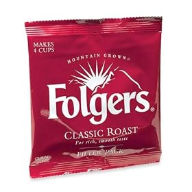 Click here to buy Coffee Filterpacks, Regular, 9 Oz Packets, 160 Packets by Procter & Gamble.