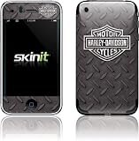 Skinit Black and White H-D Logo on Diamond Plate Vinyl Skin for Apple iPhone 3G / 3GS Skinit Black and White H-D Logo on Diamond Plate Vinyl Skin for Apple iPhone 3G / 3GS