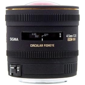 Sigma 4.5mm f 2.8 EX DC HSM Circular Fisheye Lens for Sony Alpha Digital SLR Cameras by Sigma
