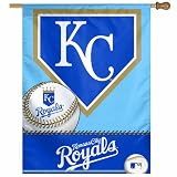 MLB Kansas City Royals 27-by-37-Inch Vertical Flag