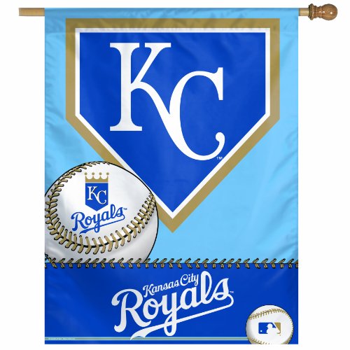 MLB Kansas City Royals 27-by-37-Inch Vertical Flag