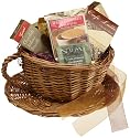 Wine.com Cup of Coffee & Tea, 1.5-Pound Cup & Saucer Gift Basket