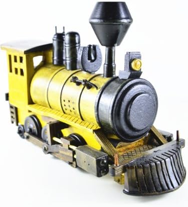 Wooden Train Toy Craft Hand-made Painting Wooden Art Decorative Train