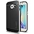Galaxy S6 Edge Case, Spigen&reg; [Neo Hybrid] Curved Bumper [Satin Silver] Bumper Style Premium Case Slim Fit Dual layer Protective Cover for Galaxy S6 Edge (2015) - Satin Silver (SGP11420)