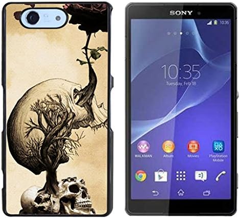 Skull Devil Diablo Hard Plastic and Aluminum Back Case For Sony Xperia Z3 Compact Mini