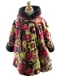 Corky And Company Girls Pink Modern Love Wrap Swing Winter Coat