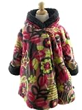 Corky And Company Girls Pink Modern Love Wrap Swing Winter Coat