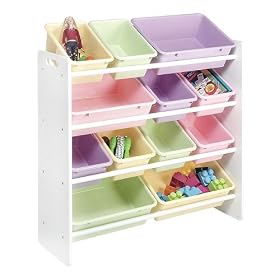 <b>Whitmor Kids’ 12-Bin Organizer - Pastel</b>