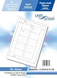 Produkt-Bild: LabelOcean LO-0010-d-70,  1000 Etiketten 70x52mm A4, 70g/qm, geeignet f&uuml;r Inkjetdrucker-, Laserdrucker und Kopierer.
