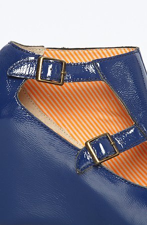 80%20 The Penny Buckle Open Wedge in Royal Blue,Shoes for Women from 80%20