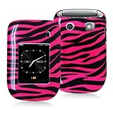 BLACKBERRY STYLE 9670 PINK BLACK ZEBRA STRIPES PATTERN CASE