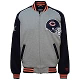 Chicago Bears Gray Super Bowl Champions Fleece Full Zip Jacket