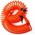 15 m Spiralschlauch Gartenschlauch mit 5-fach Spr�hd�se