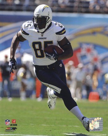 Antonio Gates 2010 Action - Licensed Photo by PhotoFile (8x10)