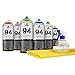 Montana MTN 94 Series 400ML Chalk Spray Paint BLACK (2-Cans)