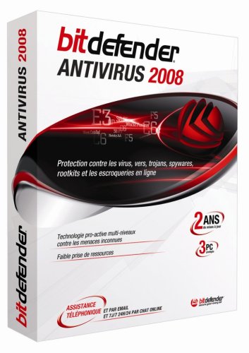BitDefender Antivirus 2008 (3 postes, 2 ans)