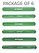Girl Scout Be Prepared Slap Band Ruler: Pack of 6 - Great item for Junior, Brownie, Daisy, Cadet and Senior Scouts. Green color - great favors, swaps, gift or fun on add on items / accessories